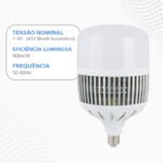 Lampada Alta Potencia Led Bulbo Ecoboss Aluminio 200w - Imagem 5