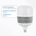 Lampada Alta Potencia Led Bulbo Ecoboss Aluminio 250w - Imagem 4