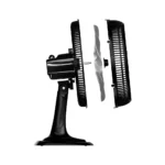 Ventilador de Mesa Ventisol Turbo 10P 40cm Preto/Cinza 127V - Imagem 9