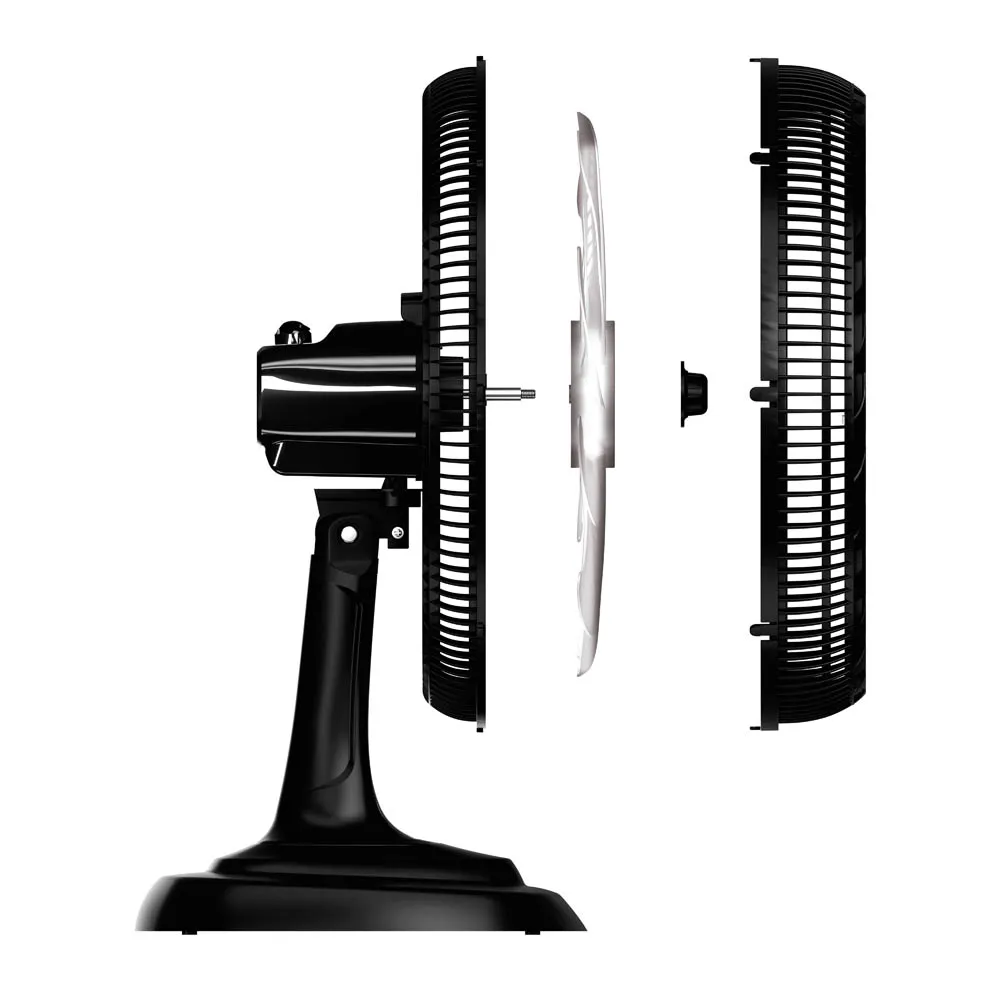 Ventilador de Mesa Ventisol Turbo 10P 50cm Preto/Cinza 127V - Imagem 7