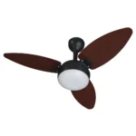 Ventilador de Teto Ventisol Elluz Inverter C/Cont. Preto/Tabaco Bivolt - Imagem 2