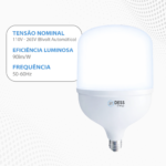 Lampada Alta Potencia Led Bulbo Dess Energy 200w - Imagem 3